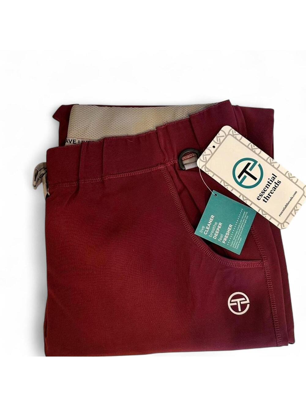 Essential Threads Hathaway Women's Burgundy Trousers